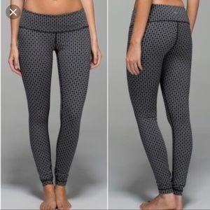Lululemon Tri Geo Wunder Under Silver Spoon